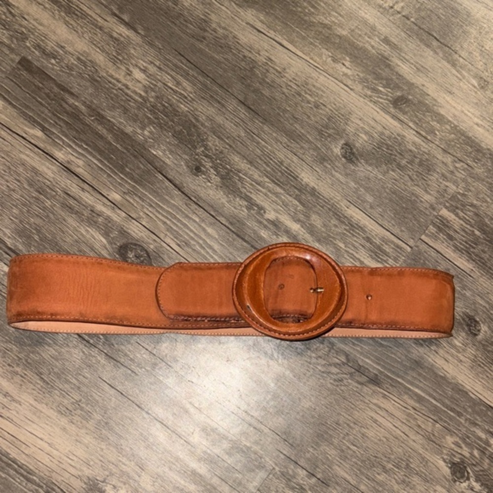 Vintage Abercrombie & Fitch Y2K wide leather belt